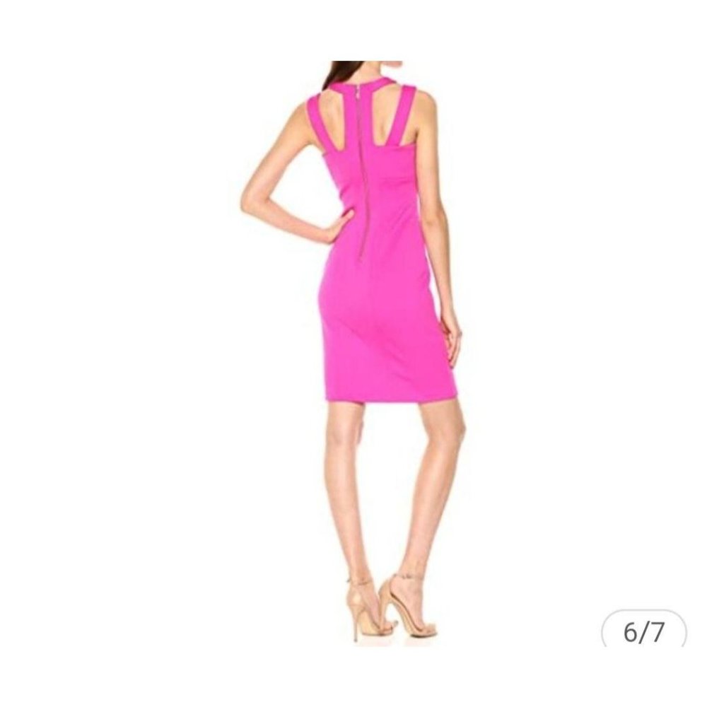 CALVIN KLEIN	PLUS SIZE BACK ZIP DRESS	16	PINK - Picture 10 of 11